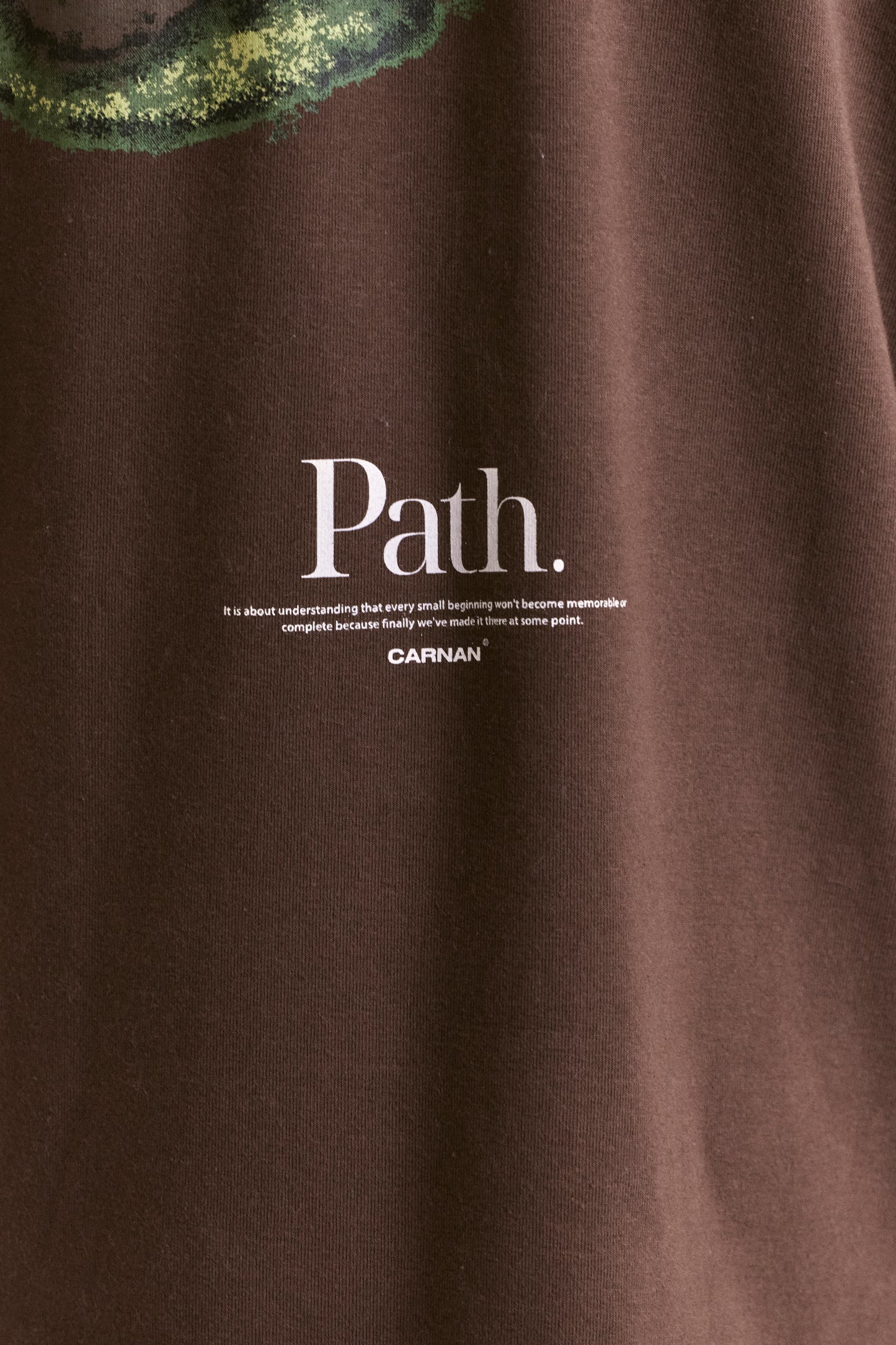 Carnan x Asics Path Heavy T-shirt - Brown