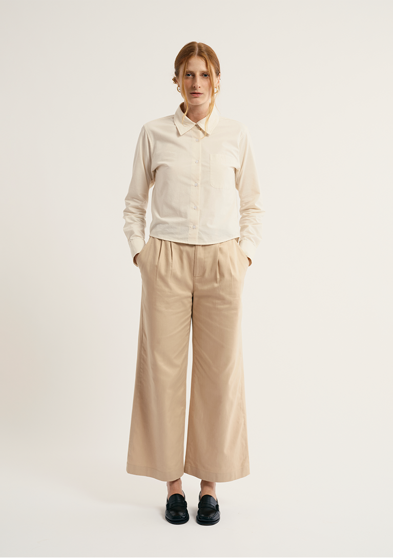 Tailored Pleated Pants