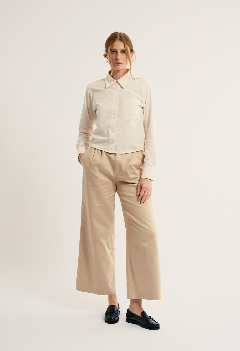 Tailored Pleated Pants