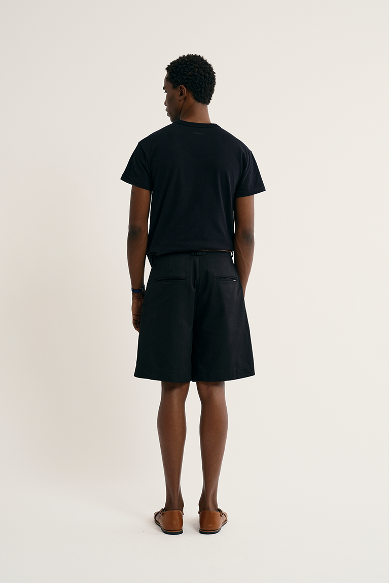 Tailored Twill Shorts - Black – Carnan