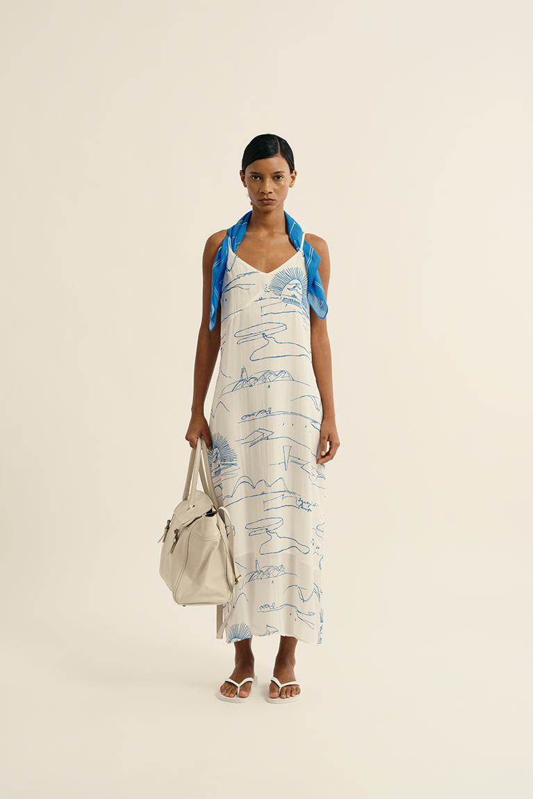 Sketches Slip Dress - hover