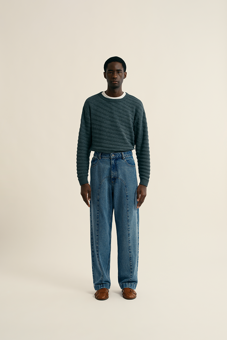 Itamaraty Denim Pants - hover