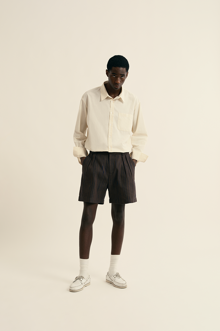 Copan Pinstripe Shorts - hover
