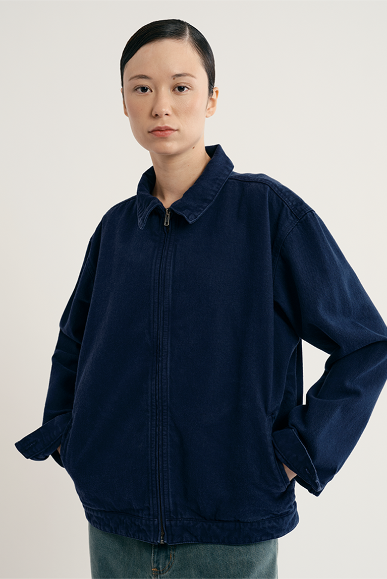 Standard Twill Jacket - Navy – Carnan