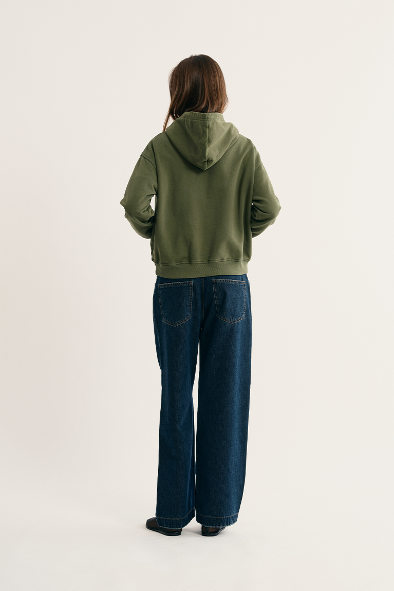 Washed Zip Hoodie