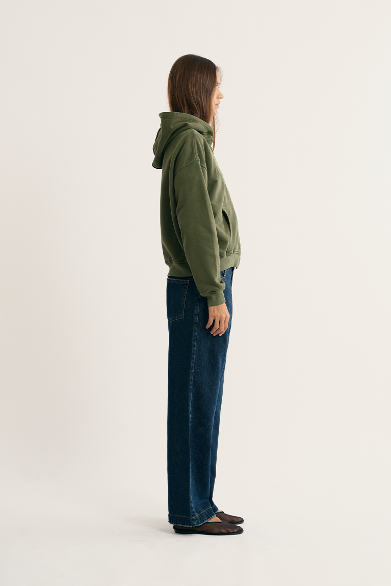 Washed Zip Hoodie