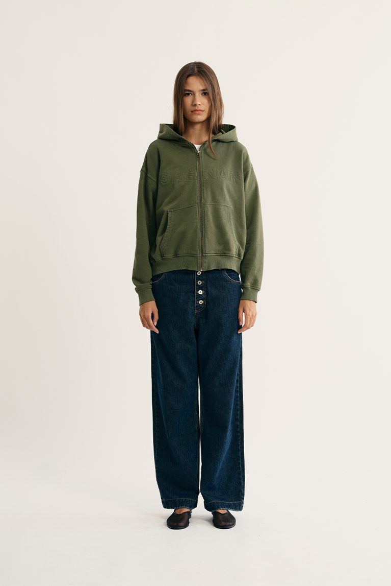 Washed Zip Hoodie - hover