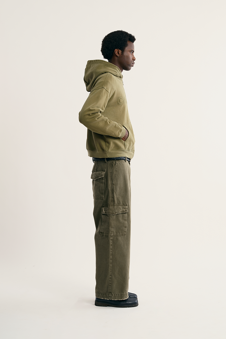 Washed Zip Hoodie