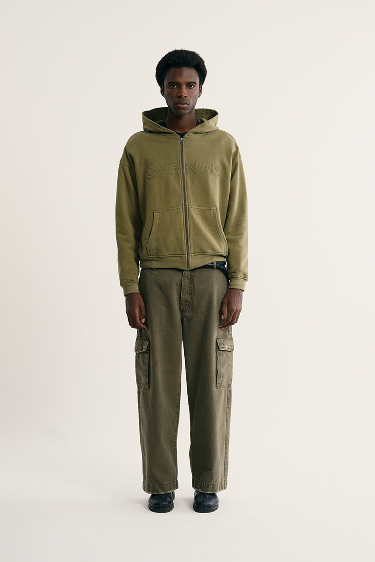 Washed Zip Hoodie