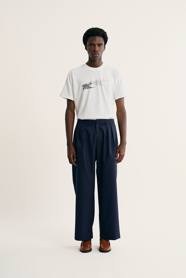 Striped Tailored Pants - hover