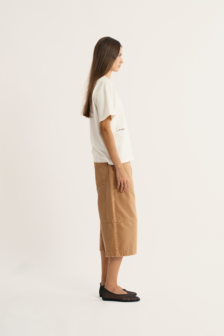 Barcode Boxy T-shirt - Off