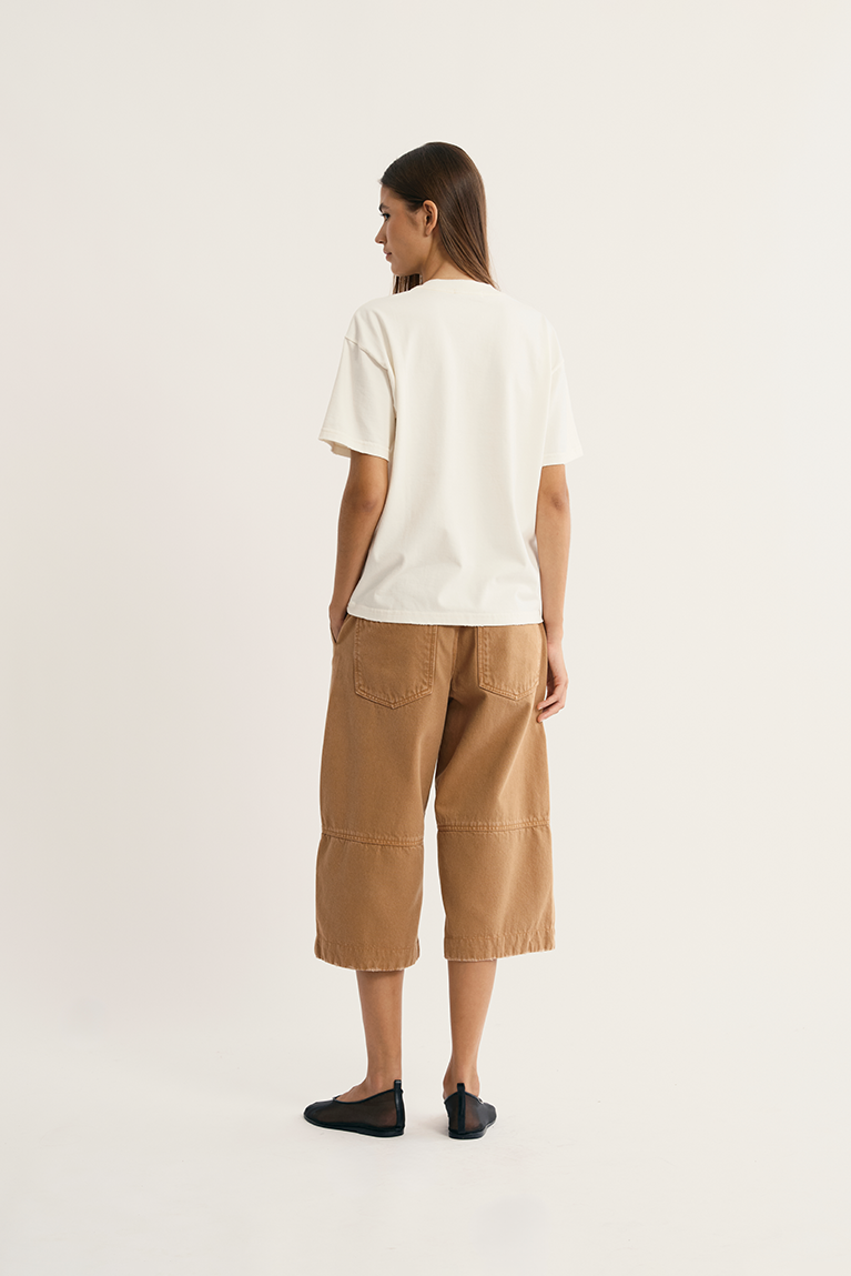 Barcode Boxy T-shirt - Off
