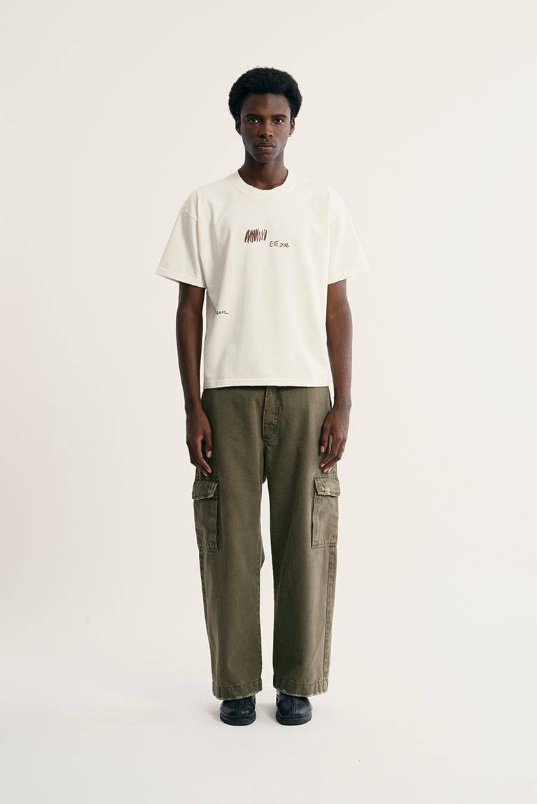 Barcode Boxy T-shirt - Off