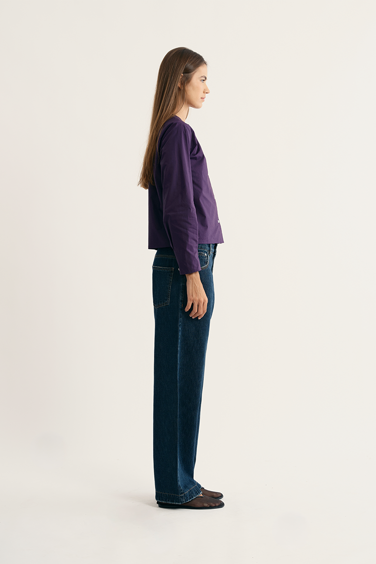 Patchwork Denim Pants