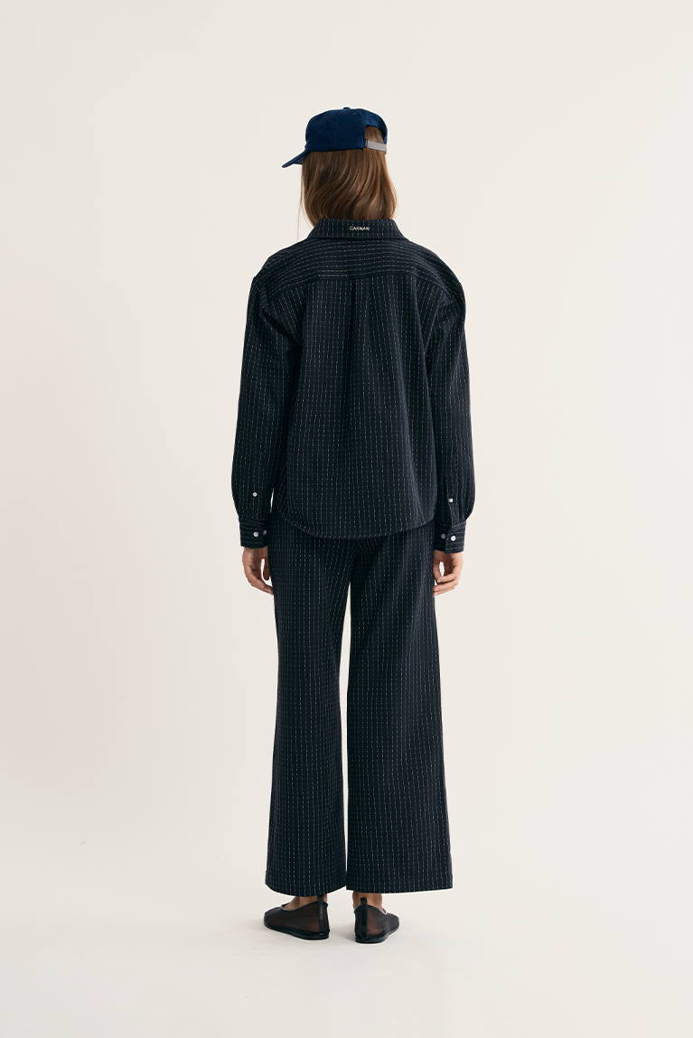 Pleated Sleeve Shirt