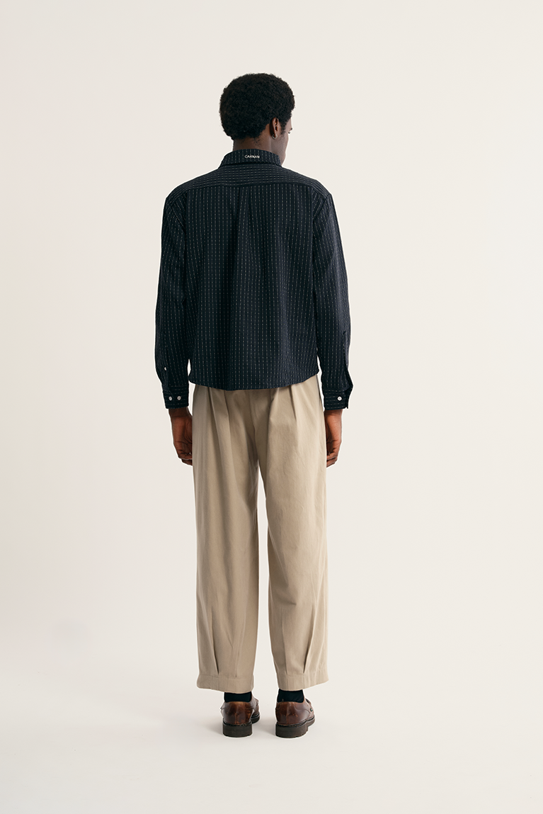 Pleated Sleeve Shirt