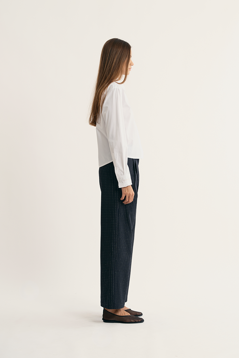 Cropped Frill Shirt