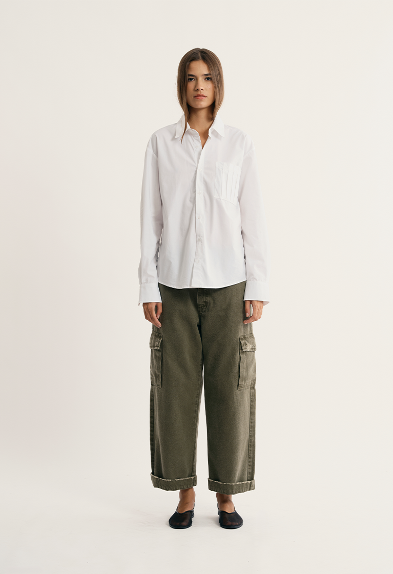Pleated Pocket Shirt - hover