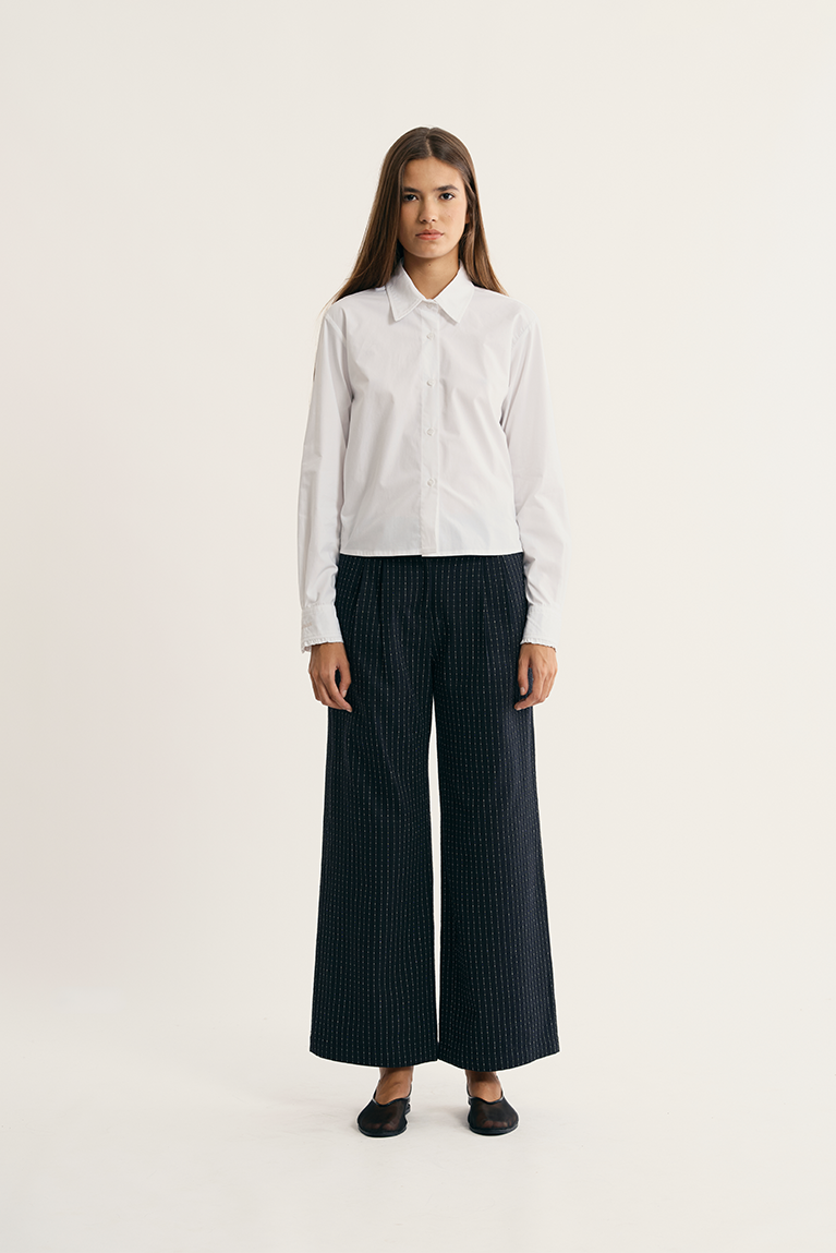 Cropped Frill Shirt
