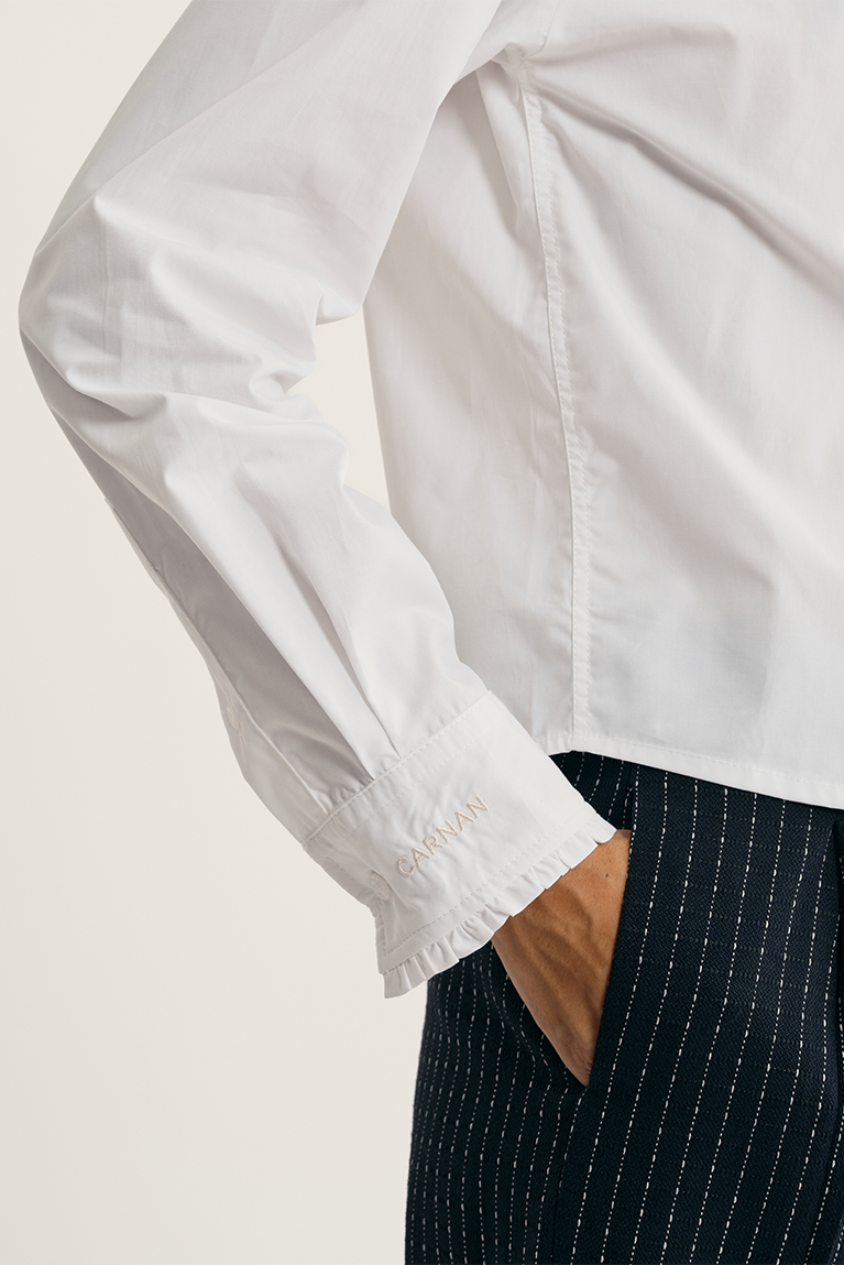 Cropped Frill Shirt