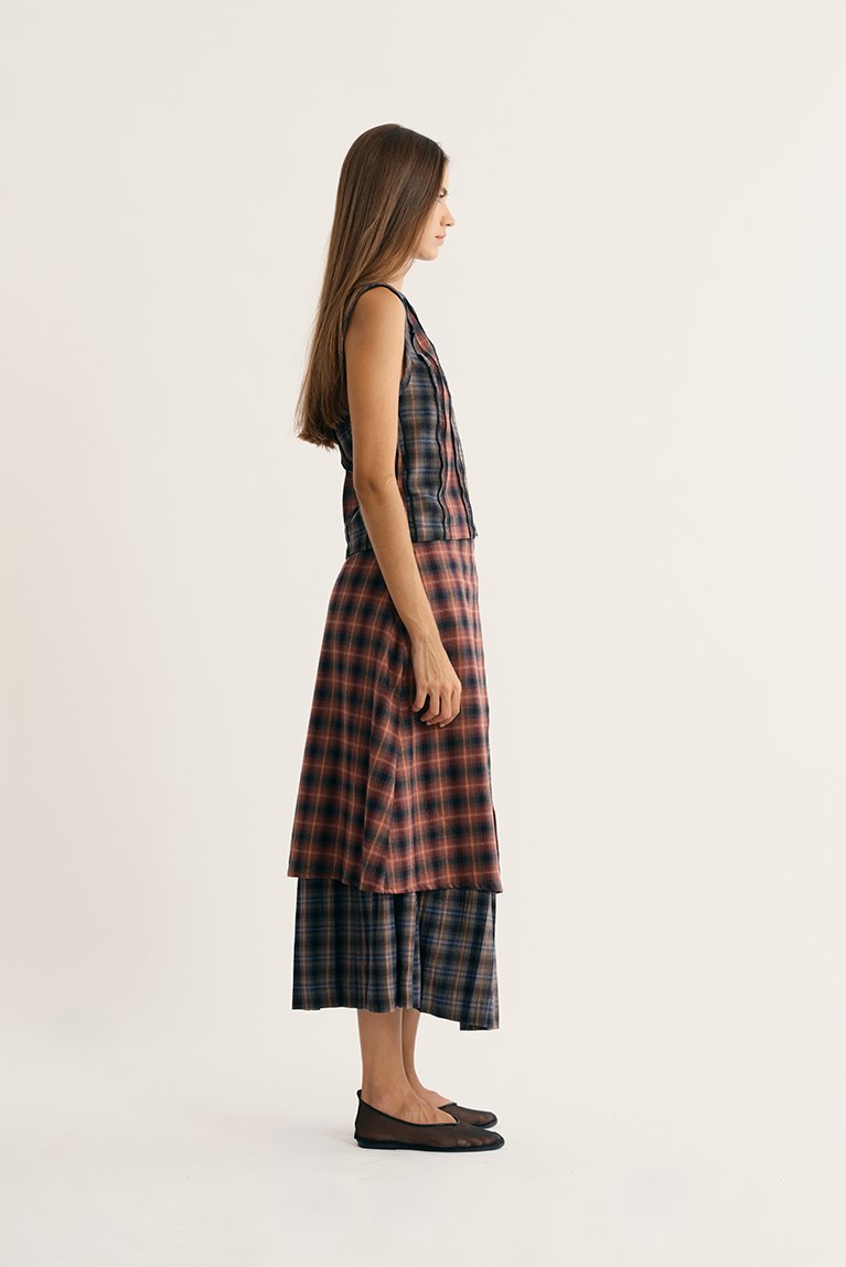 Plaid Mix Tank