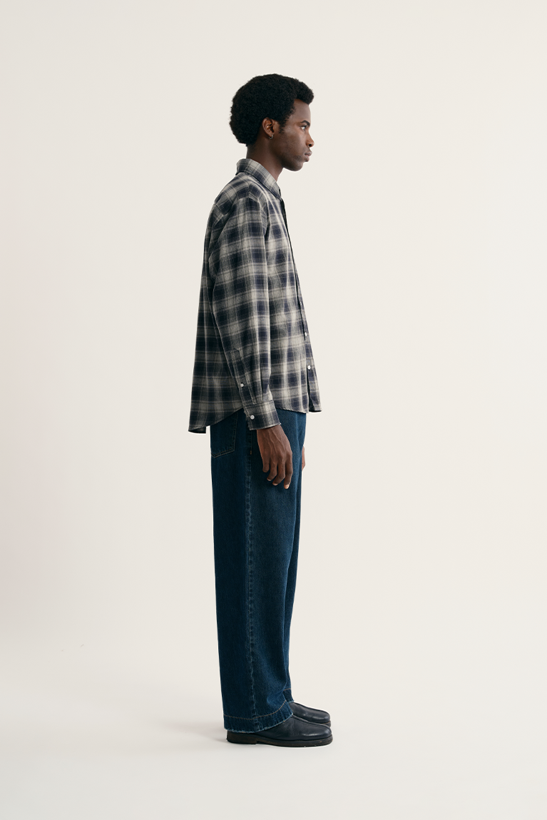 Plaid Distressed Shirt