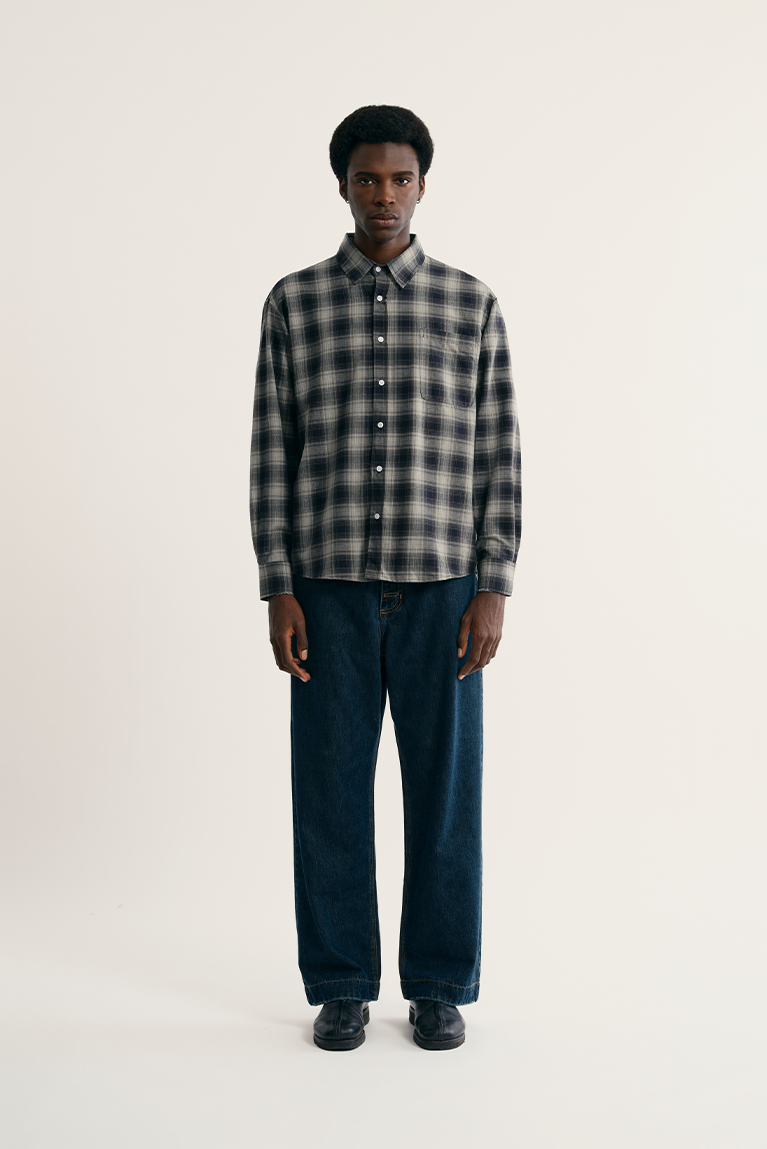 Plaid Distressed Shirt