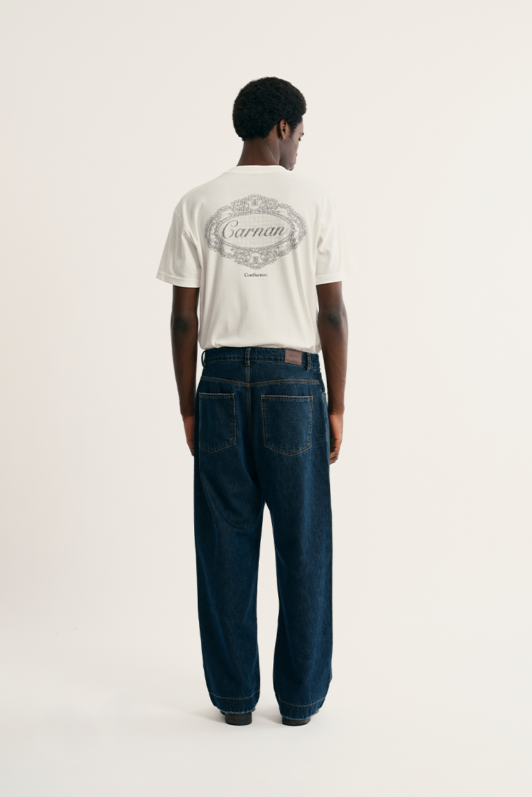 Patchwork Denim Pants