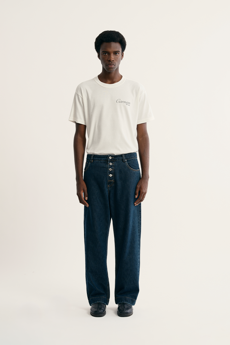 Patchwork Denim Pants