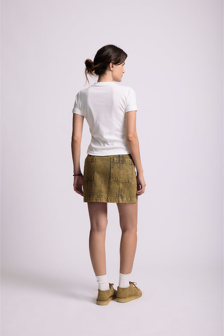 Shell Baby Tee - Off