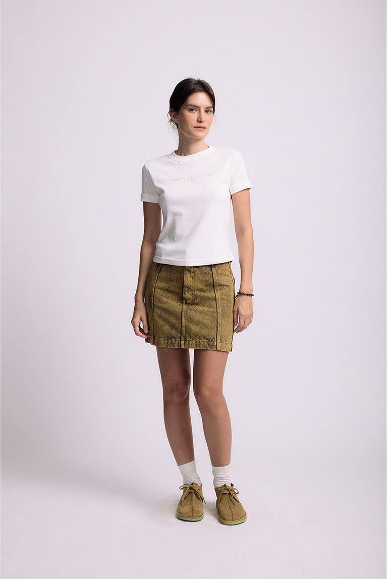 Shell Baby Tee - Off