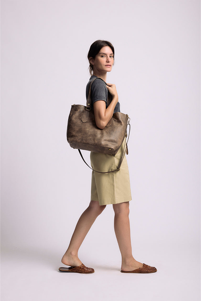 Satchel Bag - Distressed