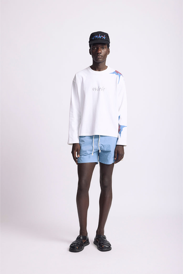 Star Boxy Long Sleeve T-shirt - Off - hover