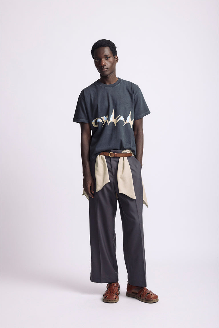 Star Boxy T-shirt - Black