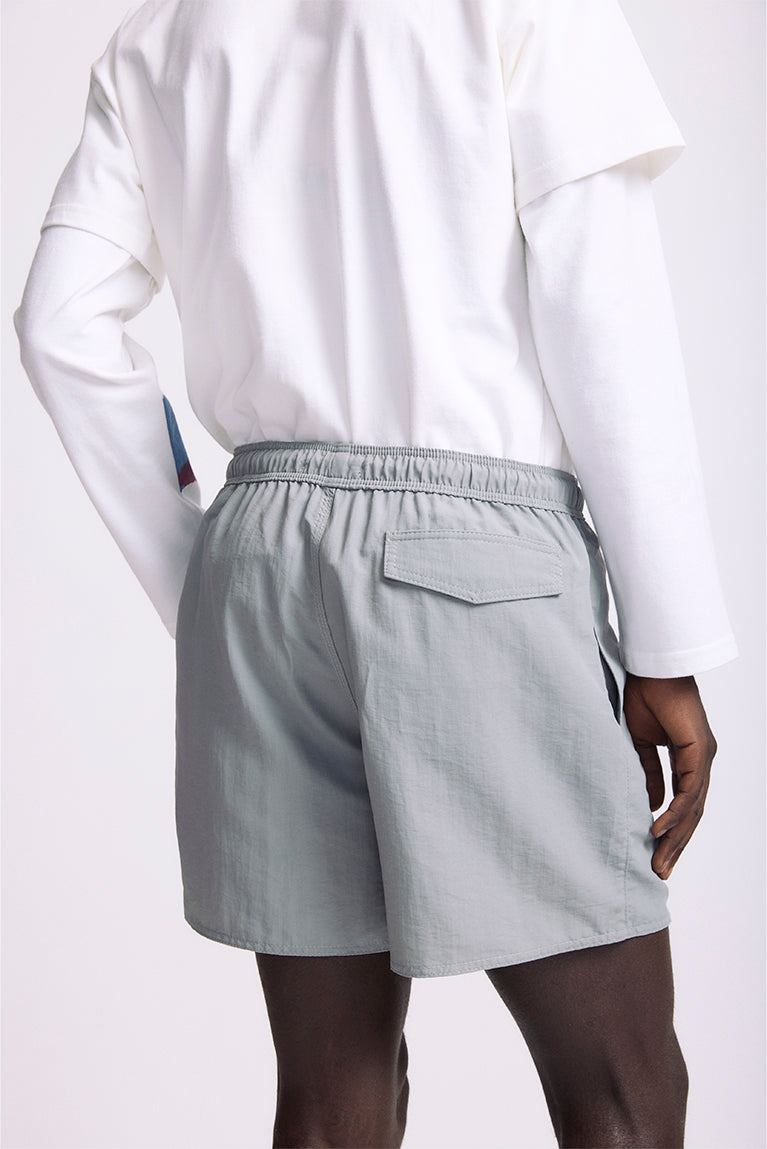 Grey Clipping Shorts