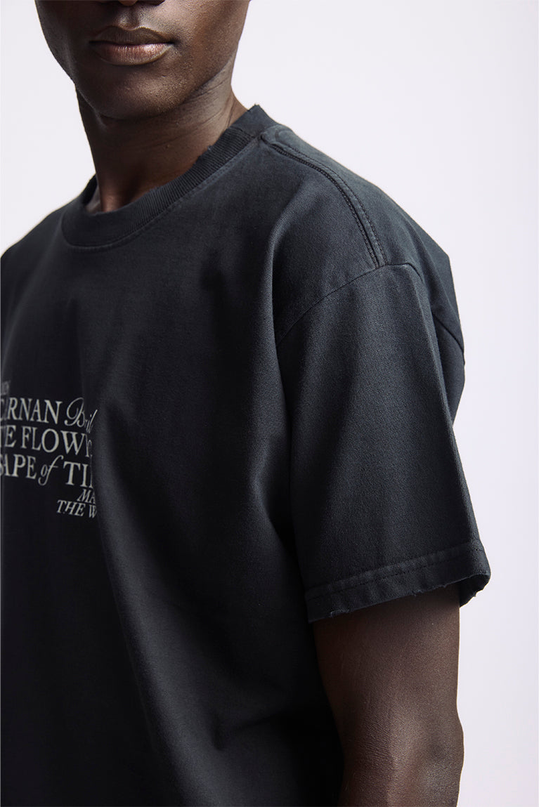 Title Boxy T-shirt - Black