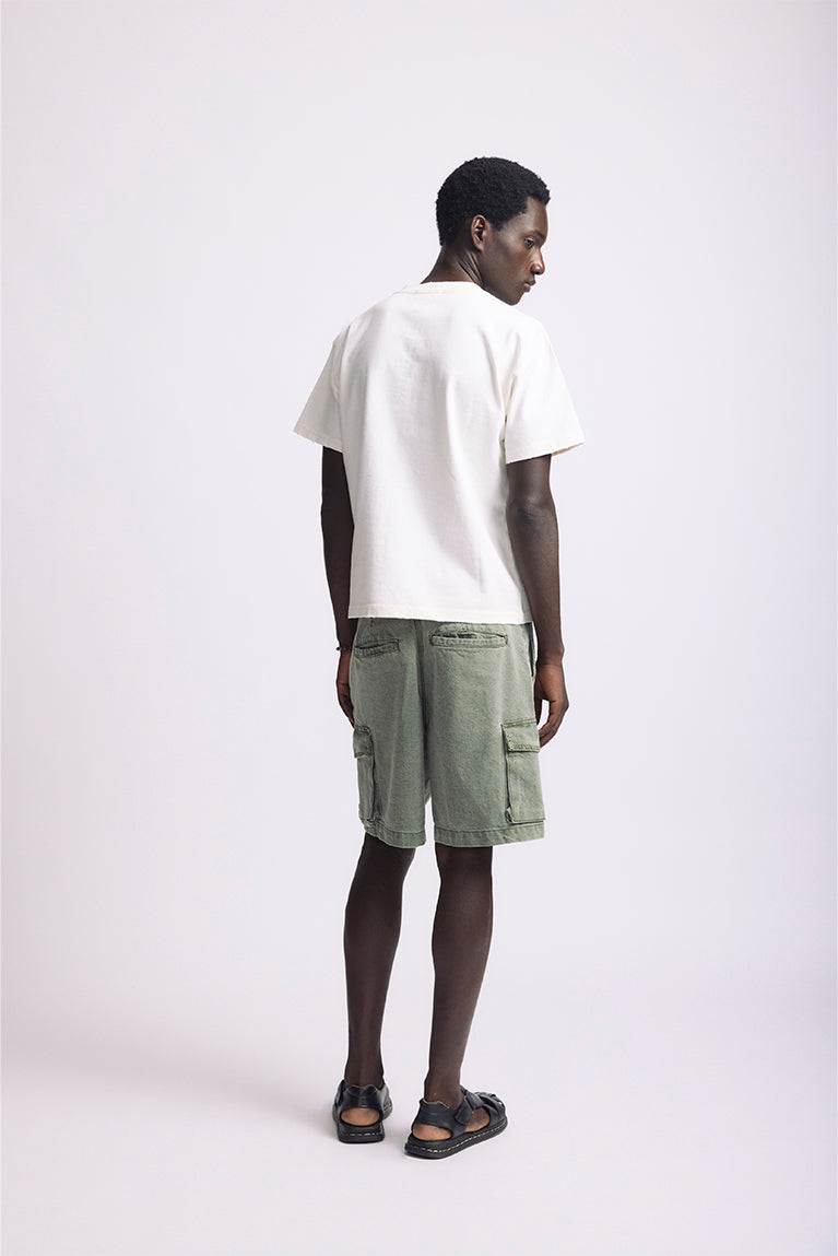 Title Boxy T-shirt - Off