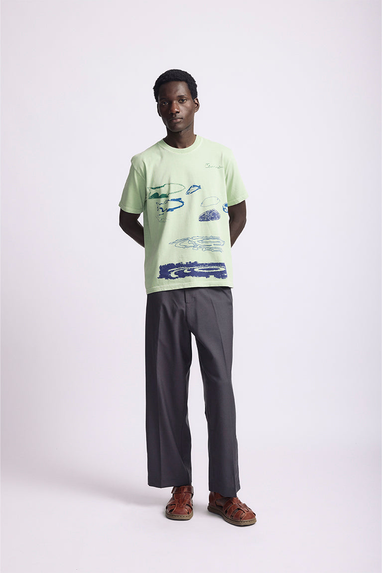 Pearl T-shirt - Mint Green