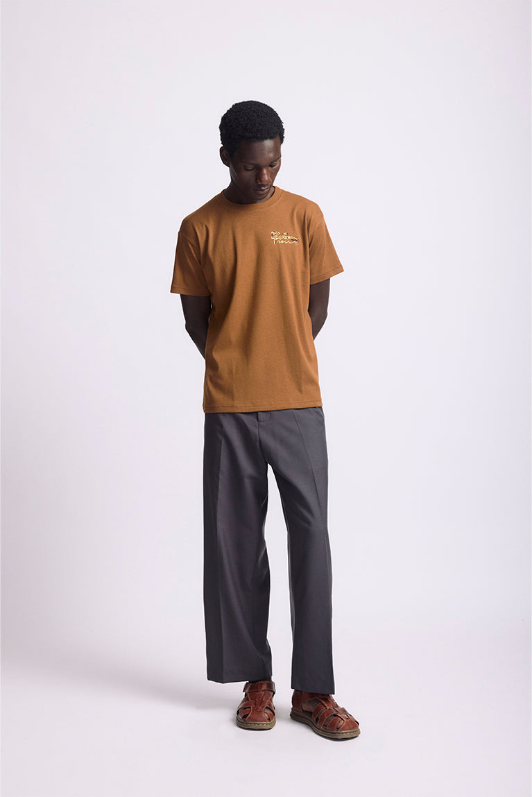 Wind Heavy T-shirt - Brown