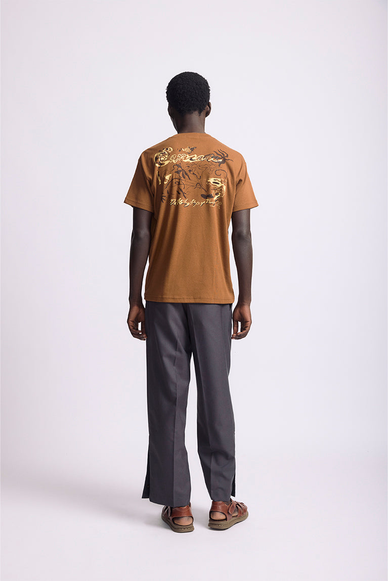 Wind Heavy T-shirt - Brown