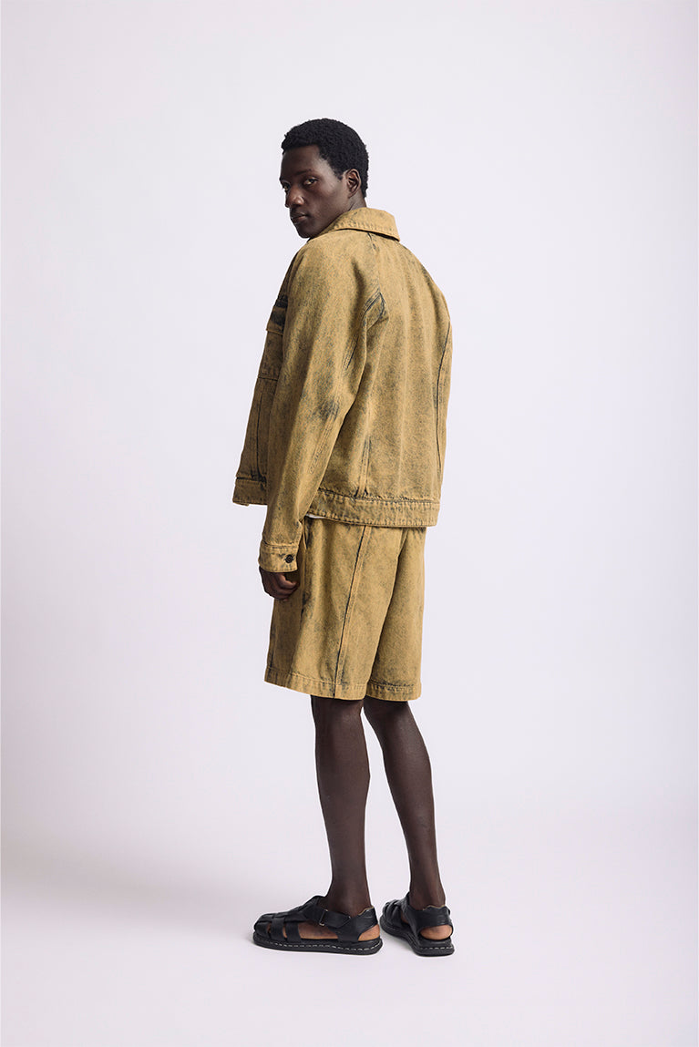 Curved Cut Jacket - Green