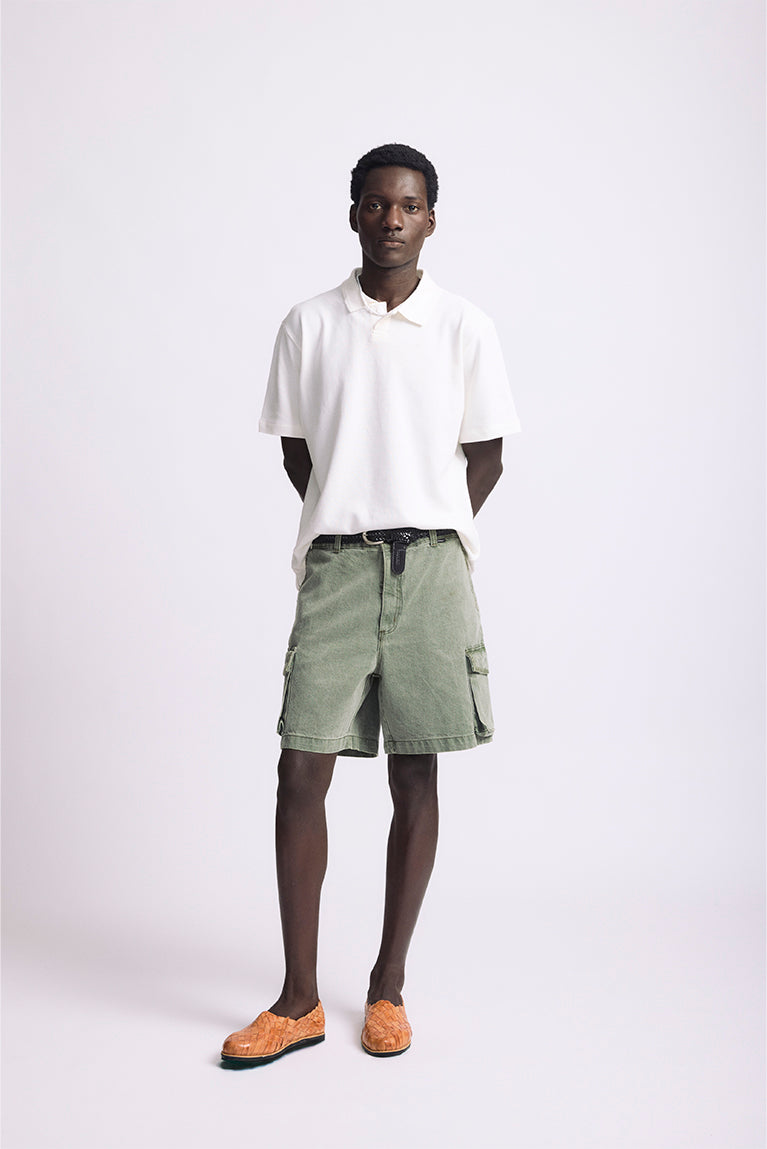 Twill Cargo Shorts - hover