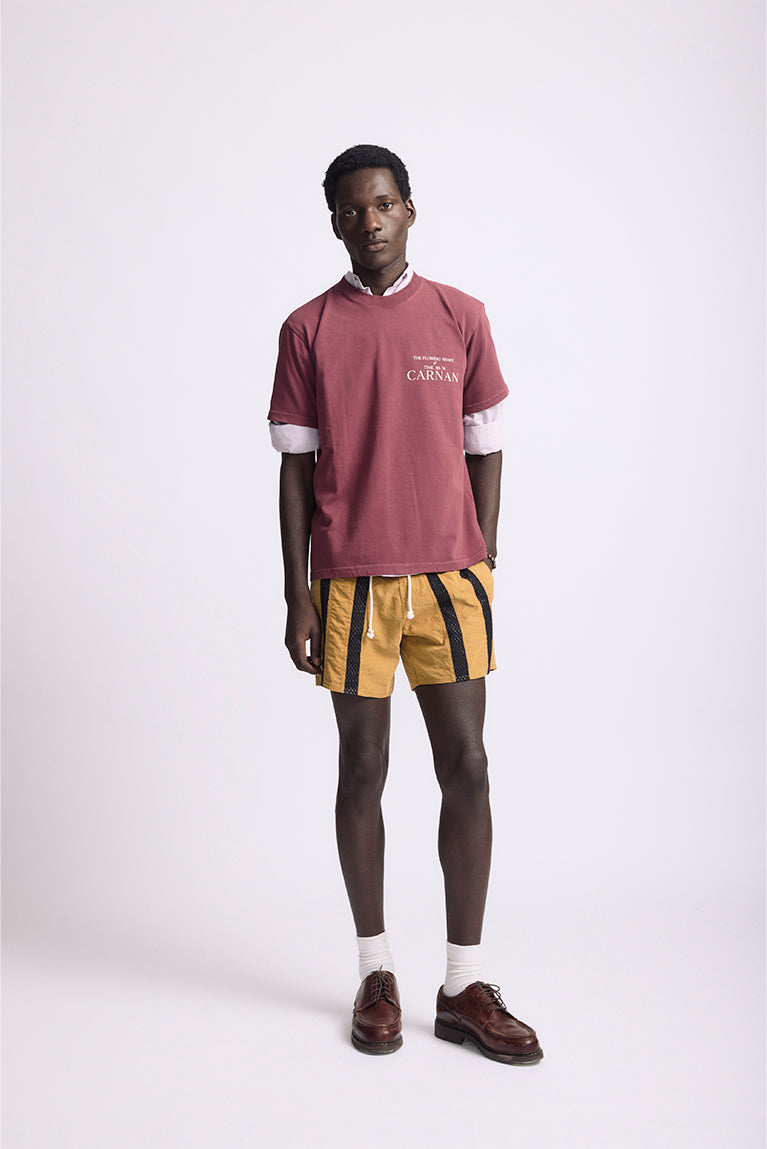 Wood T-shirt - Burgundy