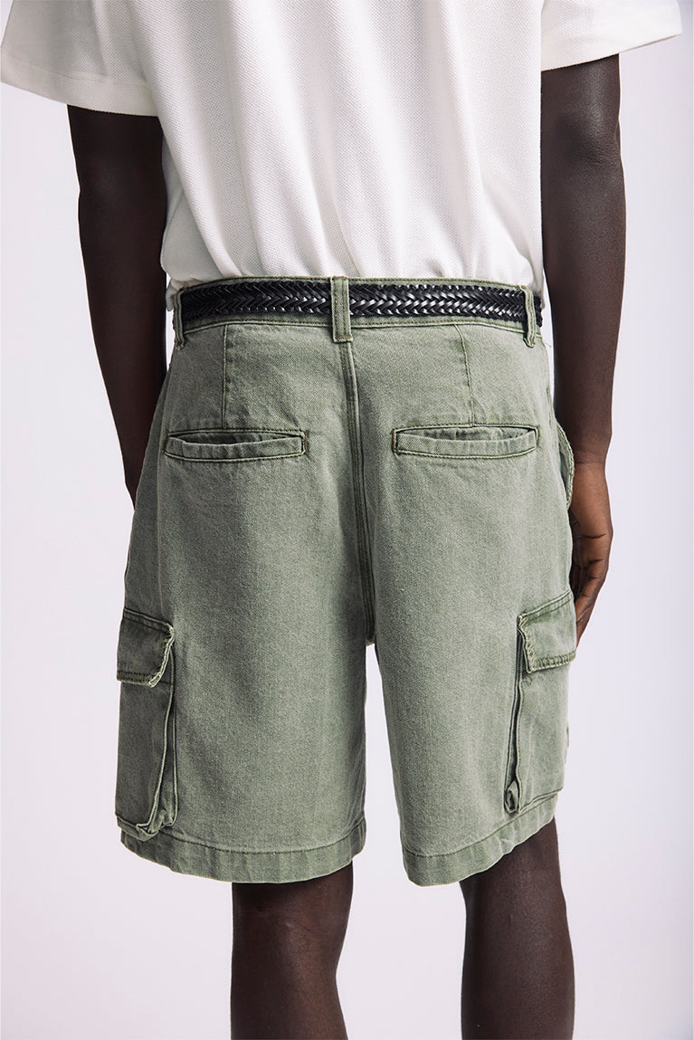 Twill Cargo Shorts