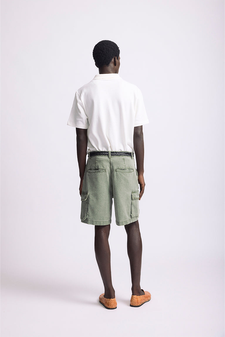 Twill Cargo Shorts