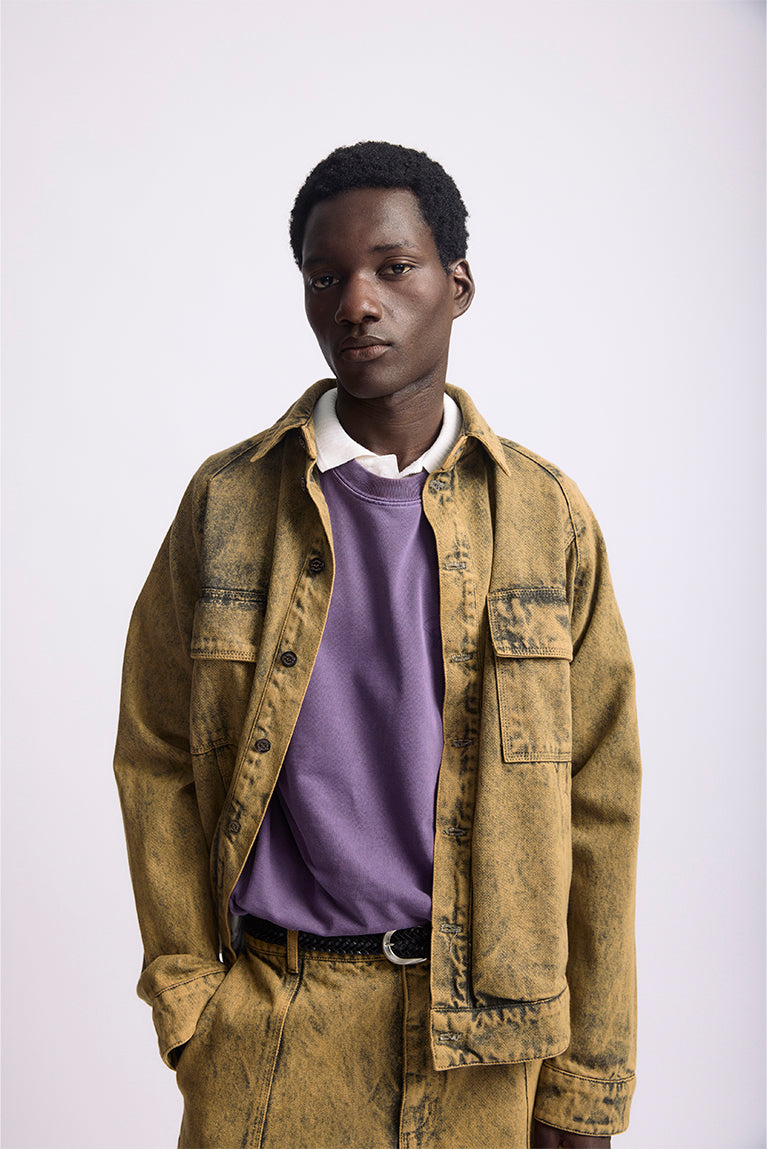 Curved Cut Jacket - Green